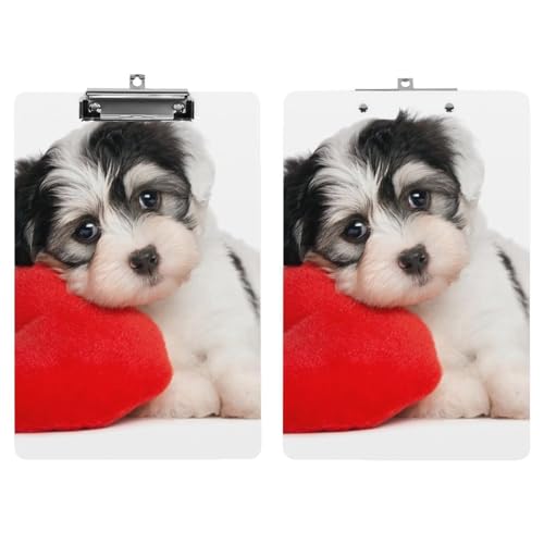 Planchette à pince A4 chien mignon porte-bloc de bureau - 7