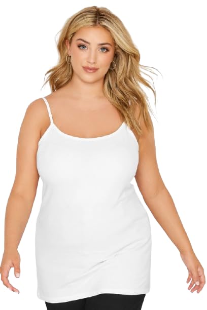 shaperx Camisole for Women Cotton Spaghetti Top for Women Stretchable Slips Cami Tops for Women Regular Fit Spaghetti for Women Inner Pack of 1 Plus Size-picture-47