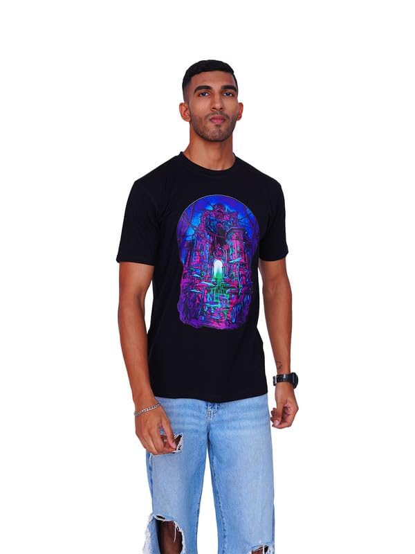 KapetaMen's Key Hole T Shirt -Black