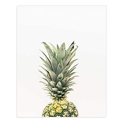 Pineapple Wall Art Print - Unframed - 8x10 | Beach Decor