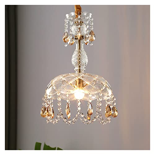 Suspension cristal vintage 28cm lustre rétro chic de salon - 4