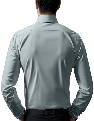 Image of CVC Mens Satin Regular Fit Formal Shirt.