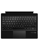 Qulose Microsoft Surface Pro Keyboard for Pro 7 Plus/Pro 7 /Pro 6 /Pro 5 /Pro 4 /Pro 3, Wireless Bluetooth Keyboard, Type Cover with Rechargeable Battery, Multi-Gesture Touchpad, UK Layout
