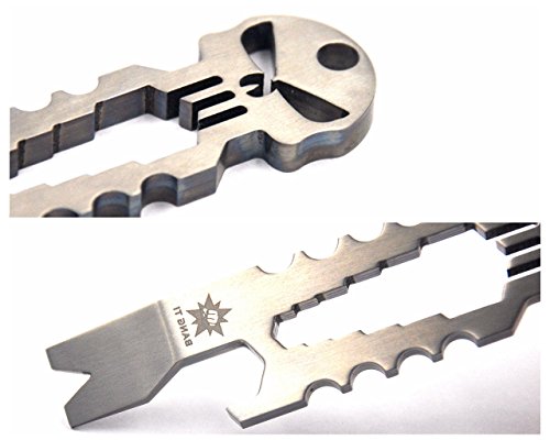 Bang Ti Titanium Punisher Bottle Opener Pocket Pry Bar Multi Key Chain Tool #TOP3