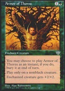 Magic The Gathering - Armor of Thorns - Mirage