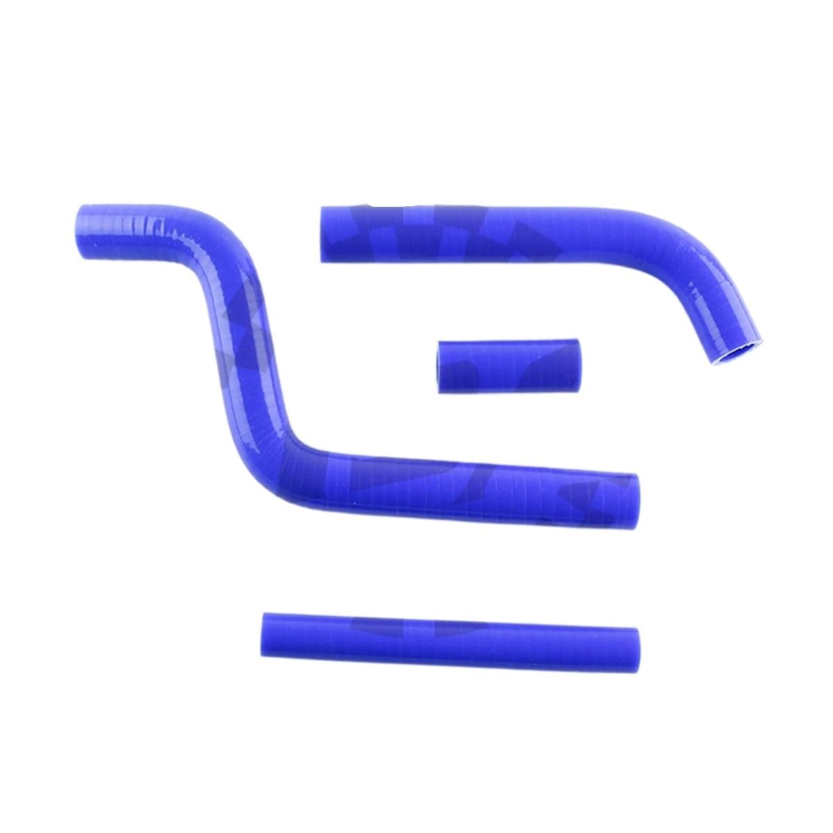 Manguera de Silicona 4 Uds for 1996-2017 YAMAHA125 YZ 125 Motocicleta Silicona Manguito de refrigeración de radiador Kit de Tubo Accesorios para Motos(Blue)