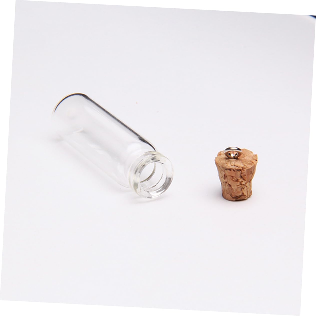 150 Stück Mini-Glasflaschen Klare Flaschen Transparente Wunschflaschen Apothekerflaschen Kleine Klare Geschenkgläser Miniatur-Wunschflaschen Mini-Gläser Leere Korkflaschen