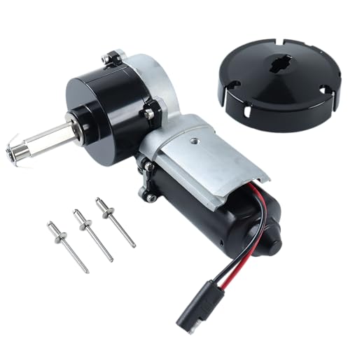 JEENDA 3317084.000U RV Awning Motor Drive Repair Kit Compatible with Dometic 9200 Series Power Awnings Replace# 3316605.001 3316605.017 RV Replacement Motor with End Cap & Rivets