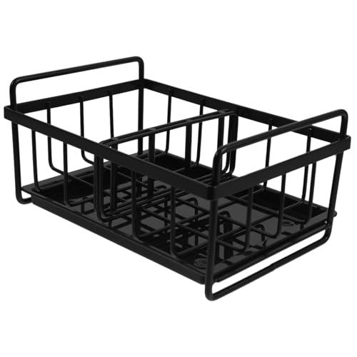LOORGVEL Organizador Fregadero Cocina Soporte Esponja y PP Resistente Escurridor para Estropajos y Utensilios Fácil Instalar y Portátil para Encimera