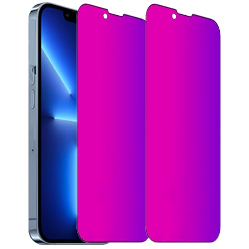Verre trempé anti-espion pour iPhone 13 Pro Max avec dureté renforcée et filtre de confidentialité