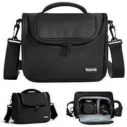 Linpr Bolsa Funda para Cámara Reflex/DSLR Impermea...: Capacidad Compacta y Peso Ligero: Dimensiones externas: 24 x 20 x 12,7 cm, peso 0,72 lbs (0,33 kg). Diseñada para 1 cámara réflex/DSLR (compatible con Nikon, Canon EOS 2000D, Sony Alpha) + 1-2 objetivos. Ideal como mochila de fotografía o bandolera p...