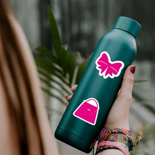 Image of Zesta Aesthetic Stickers for Laptop /Waterproof Anime Decal for Books /Vinyl Sticker for Fridge /Easy to Use Korean Car Sticker Kawaii Cute Stickers (Barbie)