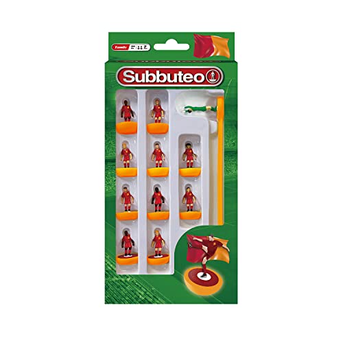 Rocco Giocattoli - Subbuteo Equipos Blanco/Negro Blanco/Celeste Amarillo/Rojo