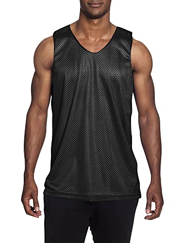 Mens Reversible Basketball Jersey Premium Moisture...