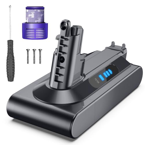 Image of Upgraded V10 /SV12 Battery Replacement Compatible with Dyson V10 Animal /Absolute /Motorhead /Fluffy SV12 Handheld Cordless Vacuum Cleaner