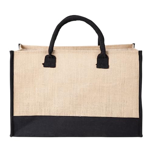 Large Jute Bag For Women - Natural Eco-friendly Reusable Grocery,...