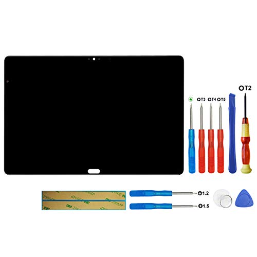 SWARK LCD Display Compatible with Huawei MediaPad M5 LITE BAH2-W19 10.1 inch (Black) LCD Display Touch Screen Display + Tools