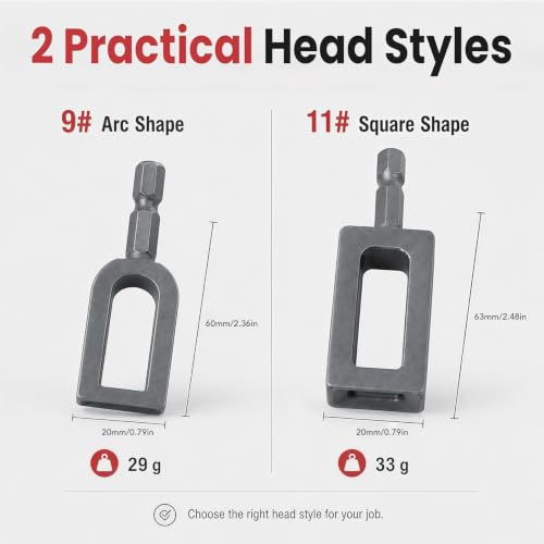 Heavy Duty Drill Wire 1/4in Hex Shaft Carbon Steel Fence Wire Twisting Tool para proyectos de cercas en ranchos miniatura 7