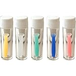 1pc Yellow Convenient Soft Silicone Contact Lens Tool,Plunger Remover for Soft and Hard Lenses Multipurpose Accessory Contact Lens Applicator,Contact Lens Care - Image 3