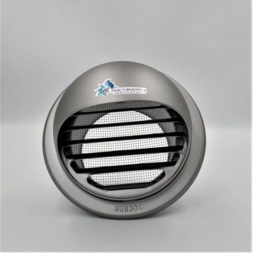 Image of Astberg Outer Cowl Steel Powder Coated /Chimney Cowl /Outer Cowl with Mesh /Wall Outer Grill /Pipe Exhaust Cover /Wall Vent Cover / (200mm /8 inches)