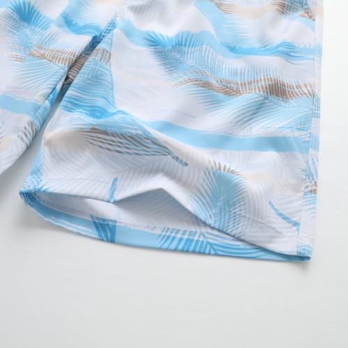 Mens Swim Trunks Quick Dry Board Shorts with Pockets Drawstring Funny Summer Beach Shorts4