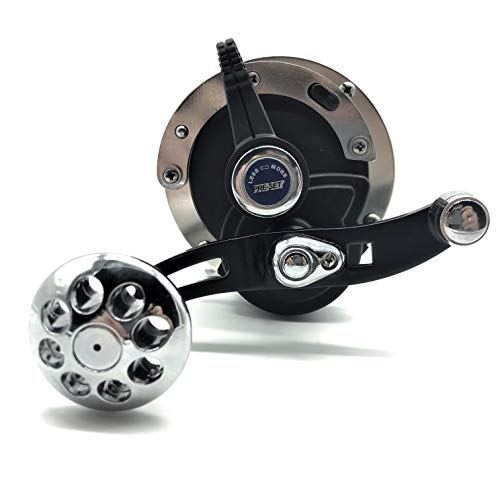 MEGA Fishing Norwegen Ultra Vollmetall Multirolle 8000er - Meeres Trolling Rolle/Angelrolle/Meeresrolle – Bild 5