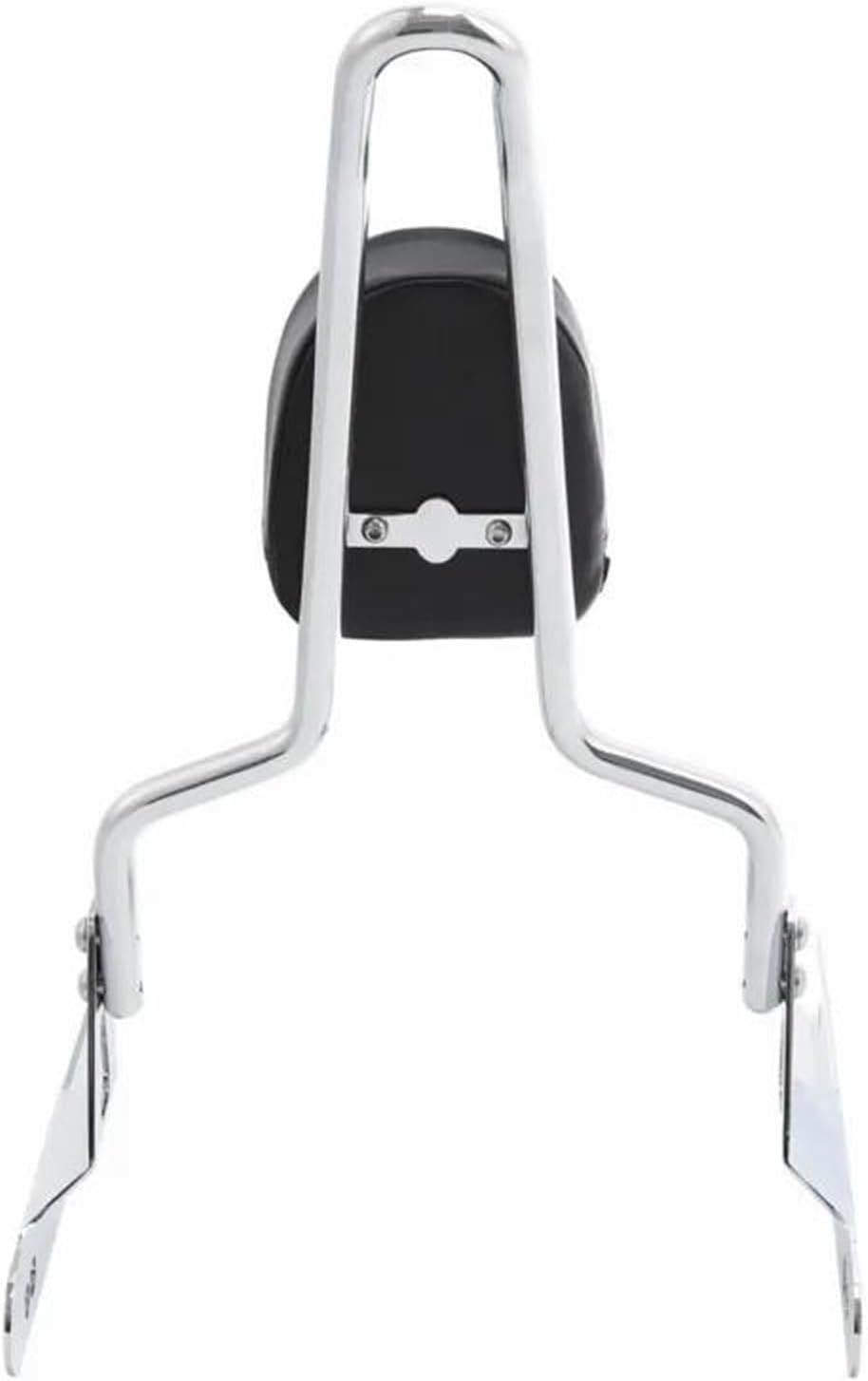 【エレガントで実用的♪】オートバイ パッセンジャー 取り外し可能 バックレスト シーシーバー パッド ハーレー ダイナ 2006 2007 2008 200