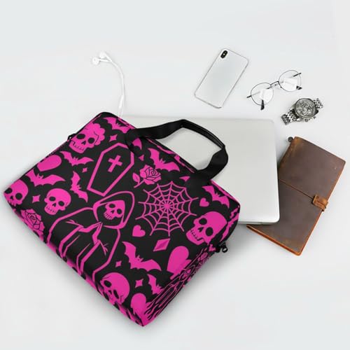 Bolso Laptop Crossbody 15.6" Estampado Rojo miniatura 7