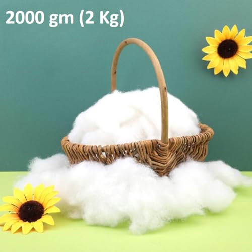 Image of Soft Fiber Filling, 2 Kg, White