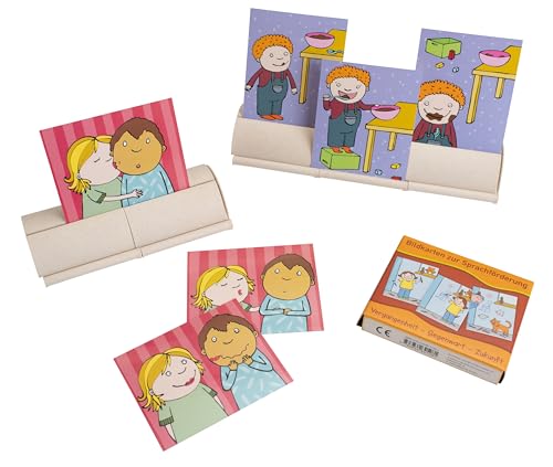 Betzold Bildkarten Zeitformen inkl. Kombi-Setzleisten - Perfekt Präsens Futur