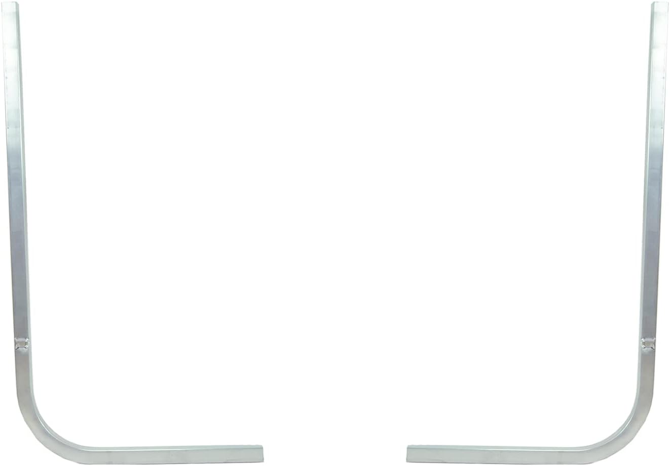 Sturdy Built (2)- 1 1/2" Square 1/8" Thick Aluminum Boat Trailer Square Guide On Poles Pair
