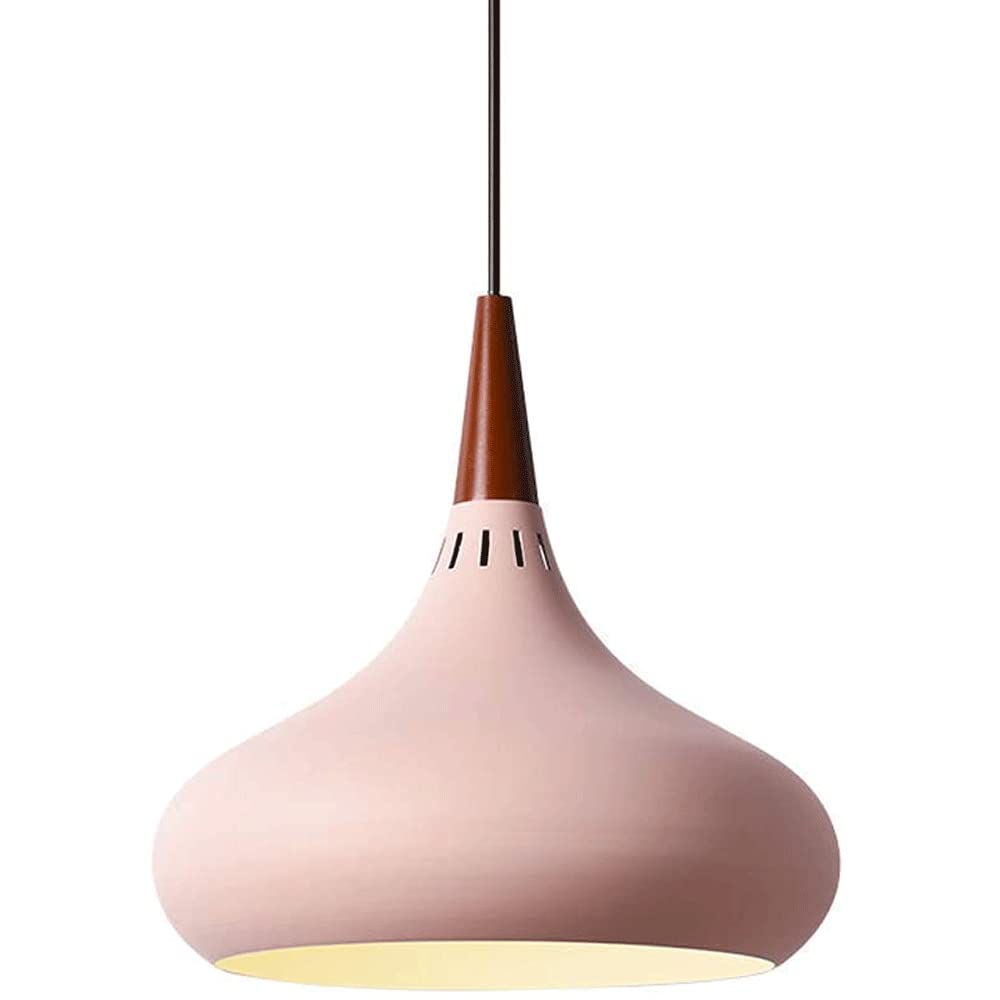 Middle Pendant Lighting Modern Style Chandelier E26 Aluminum Lampshade Pendant Light Indoor Hanging Light Fixture Adjustable Hanging Fixture For Dinning Room Bedroom Kitchen(11in/28cm 5 Colors)