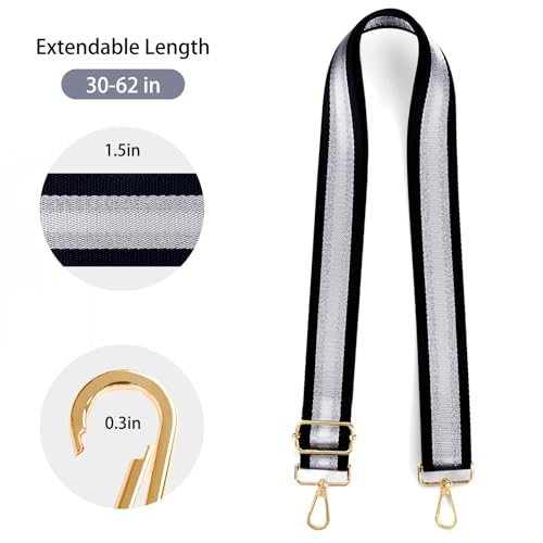 Image of Purse Straps Replacement Crossbody Straps for Purses,Wide Shoulder Strap for Bags Extender Guitar Straps for Handbags