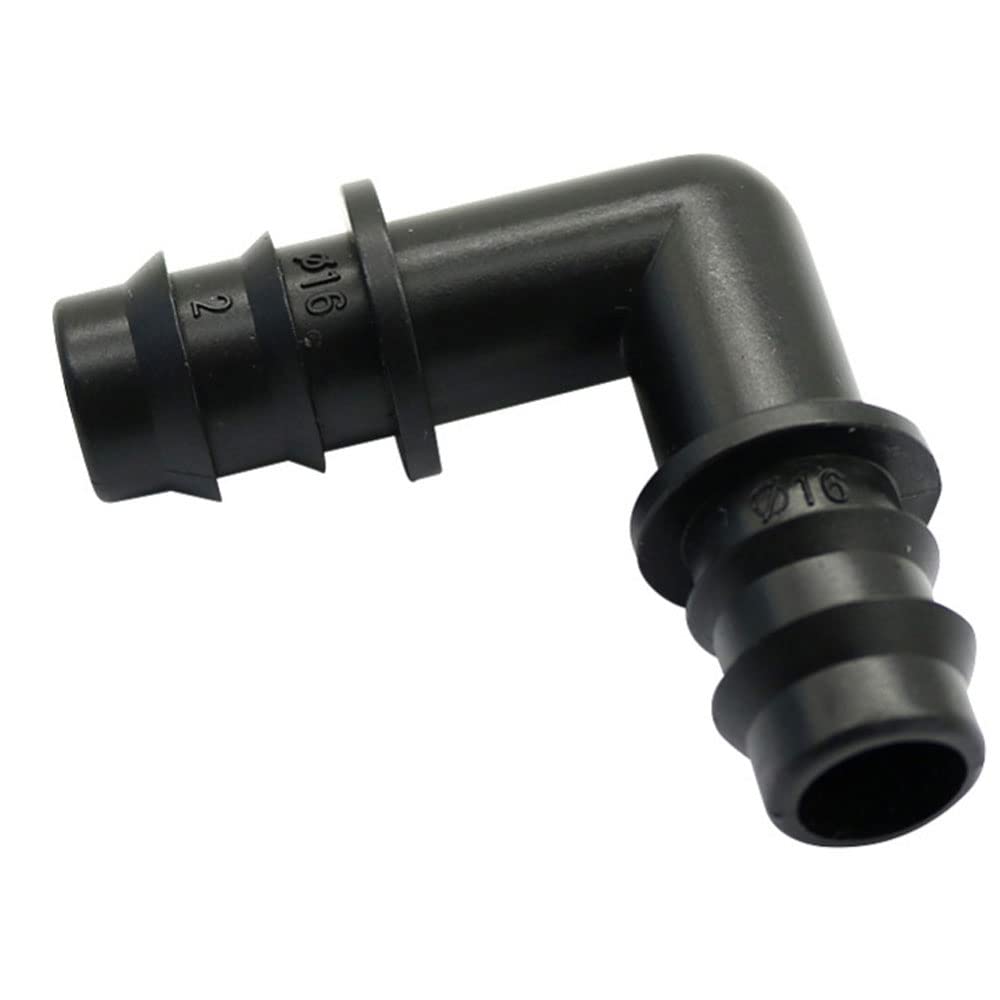 bzcemind 5Pcs 12mm 90 Degree Angle Elbow Bend Pipe Fittings Garden Micro Irrigation Water Connectors Connector Repairman Water Hose