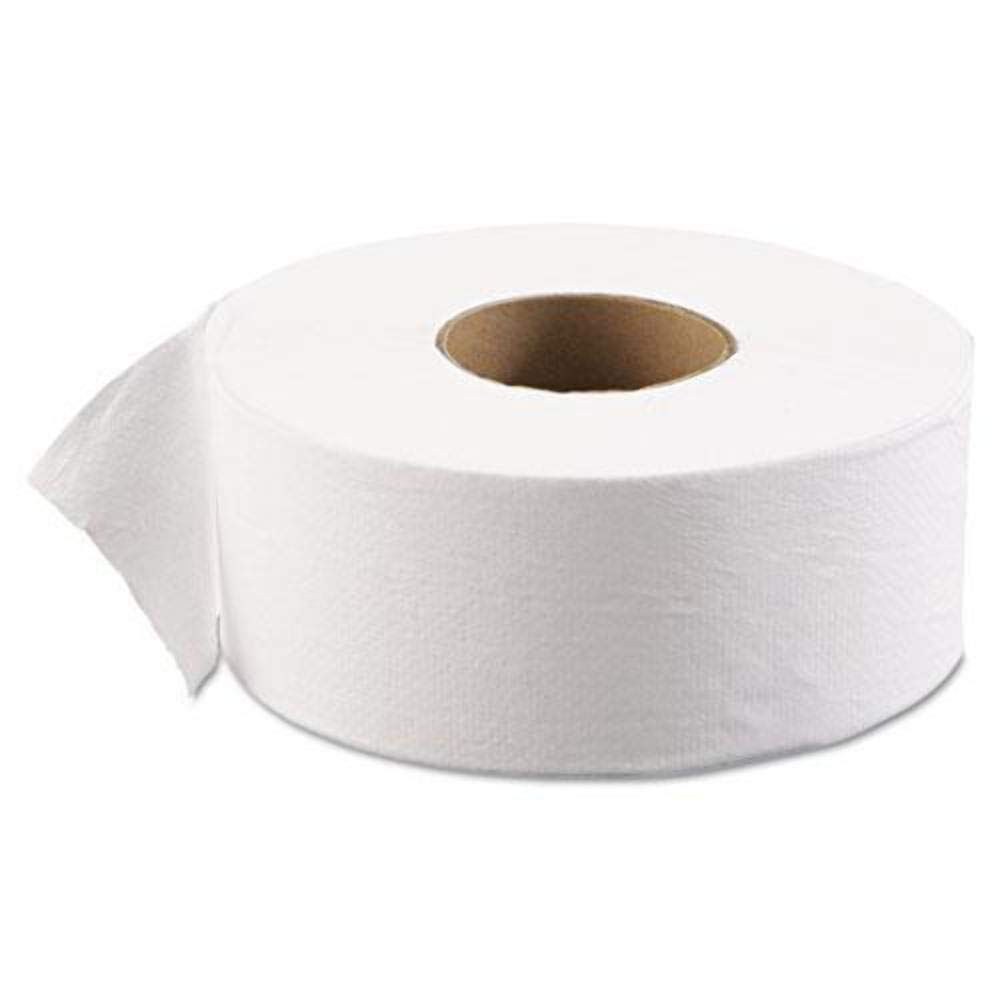 Boardwalk BWK 6101 2000' Length, 9.125" Width 1-Ply JRT Jr Roll Toilet Tissue