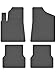 Produktbild KO-RUBBERMAT Gummimatten Fußmatten 1.5 cm Rand geeignet zur FIAT Grande Punto (Bj. 2005-2010) ideal angepasst 4 -Teile EIN Set