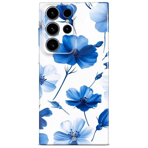 Coque Samsung S24 Ultra avec protection caméra intégrée et motif floral