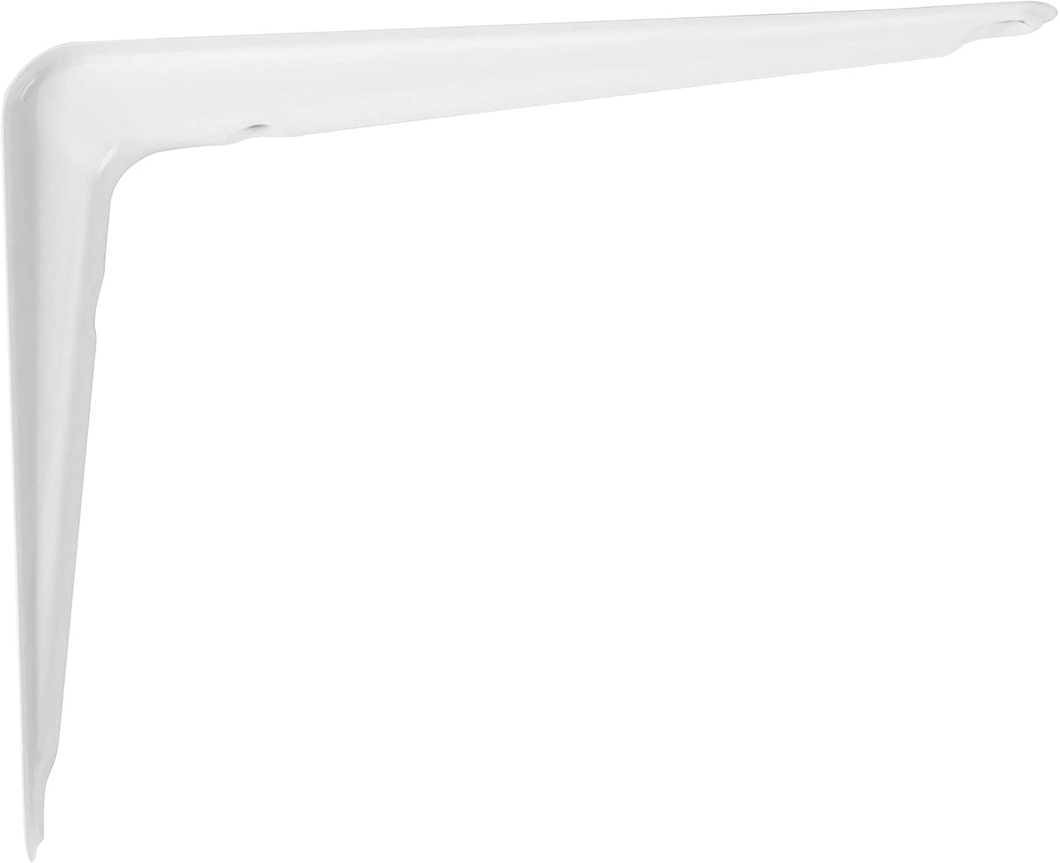 AMIG - Bracket for Wall Shelves - Metal Bracket for Shelves - Angle for Shelves - Shelf Support - Steel - Black - Dimensions: 250x200 mm - Maximum Recommended Weight: 35 kg