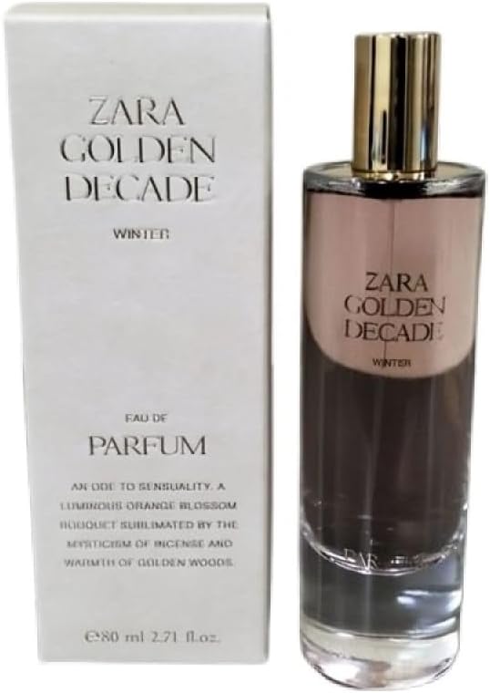 Zara Golden Decade Winter Perfume for Women EDP Eau De Parfum 80 ML (2.71 FL. OZ)