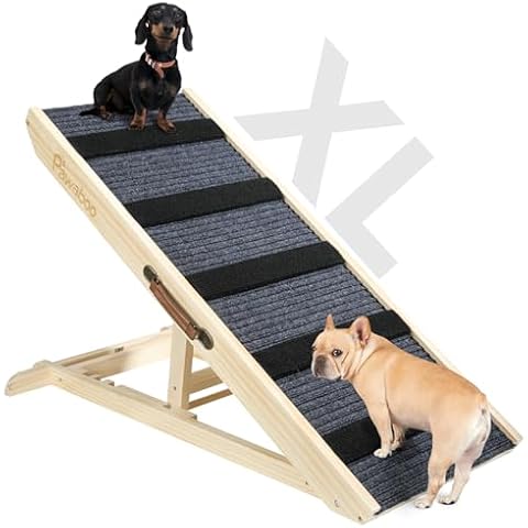 Extra Wide Wooden Dog Ramp for Pets Cover