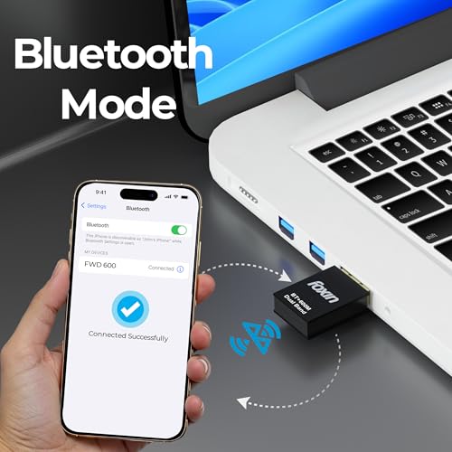 Image of Foxin Nano 600 Mbps 2-in-1 Dual Band Wireless USB 2.0 WiFi (5Ghz) + Bluetooth 4.2 Adapter for PC, Laptop | High Speed Mini WiFi Bluetooth Dongle Compatible with Windows, Mac | WPA /WPA2 Security