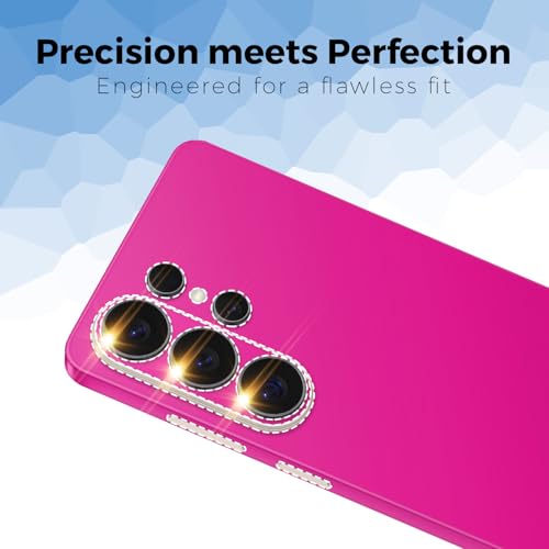 2 Pack of Phone Skins for Samsung Galaxy S26 Ultra - Solid Hot Pink| Protective Vinyl Covers | Textured Carbon Fiber Finish | Made in The USA by MightySkins by Vision Signs & Graphics - Used condition - Image 3