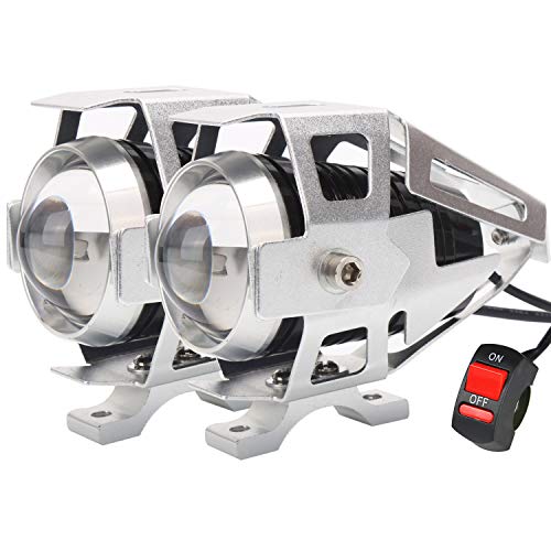 U5 Motorcycle Headlight, Waterproof CREE LED Motorcycle Lights Bulb Fog Headlights LED Driving