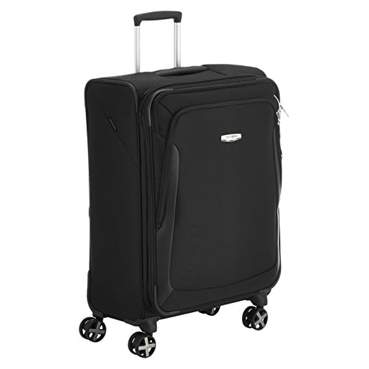 Samsonite X'Blade 3.0 Spinner 71/26 Valigia Espandibile, Poliestere, Nero, 90 ml, 71 cm