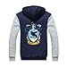 Produktbild LSGXX H-arry Potter Thicken Jacke, Windproof Warm 3D Print Coat Full Zip Hoodie Outdoors Pullover for Man Sweatshirt Top with Pockets (C,L)