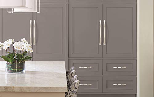 Image of Amerock | Appliance Pull | Polished Nickel | 18 inch (457 mm) Center to Center | Candler | 1 Pack | Drawer Pull | Drawer Handle | Cabinet Hardware
