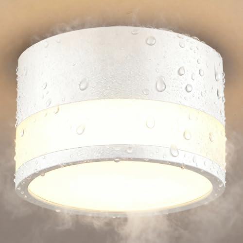 IP44 Wasserdichte Aufbauspot Weiß für Badezimmer Küchen, LED Deckenspot...
