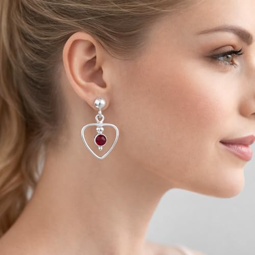 Image of 925 Sterling Silver Earrings | Women and Girls |Gifts For Mother | Gifts For Christmas | With Certificate of Authenticity and 925 Stamp | 6 Month Warranty*