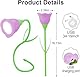 LED Buch Leselampe, Bett Leselampe Buchlampe, Ewige Rose Licht Geschenk für Sie Mama Weiblich Ehefrau Freundin, Aufladbar Akku Kabellos Tragbare Lampe für Hals Lesen Stricken Häkeln Nähen Reparieren