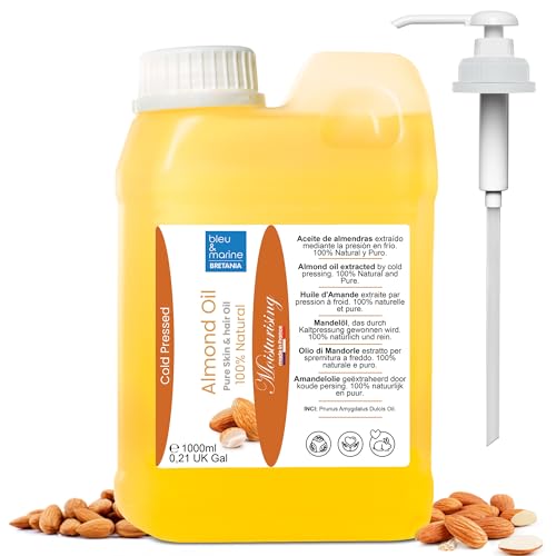 Premium Mandelöl 100% Natürlich Kaltgepresst - Schwangerschaftsöl | Anti-Dehnungsstreifen...